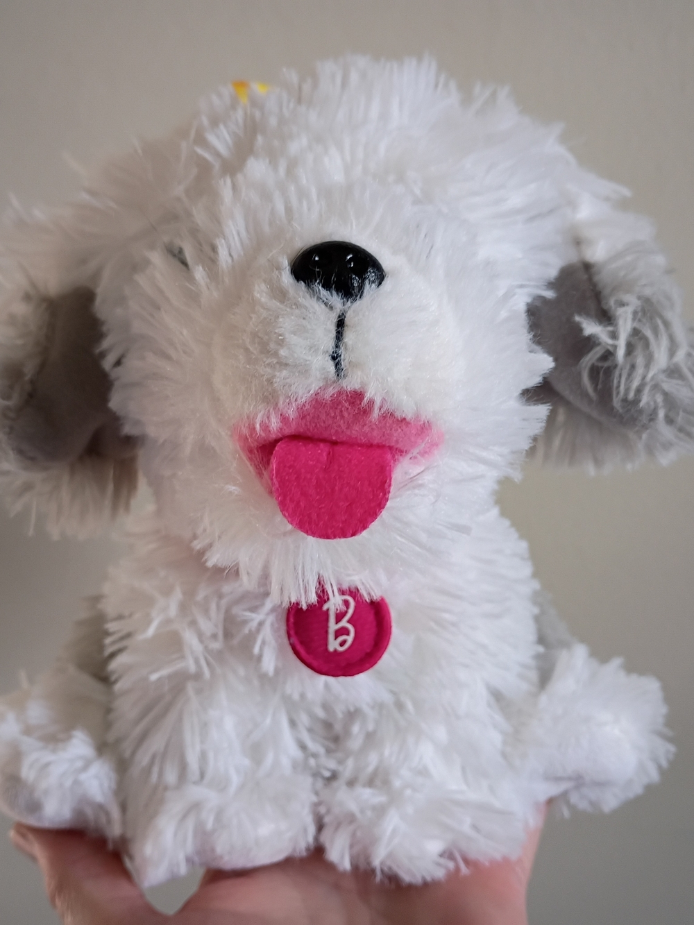 Barbie White Dog Plush 6" Stuffed Animal Toy